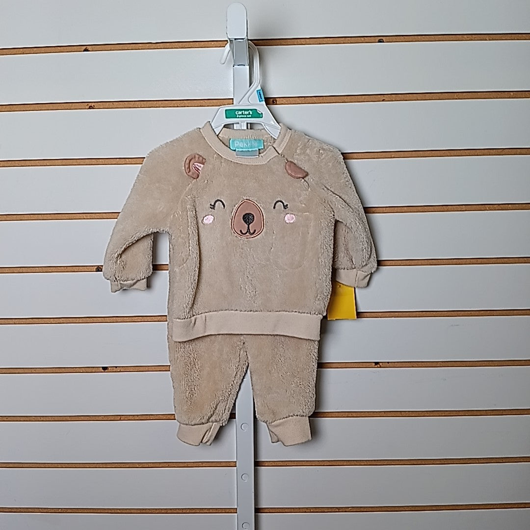 PEKKLE 3 Months Outfit 2pc
