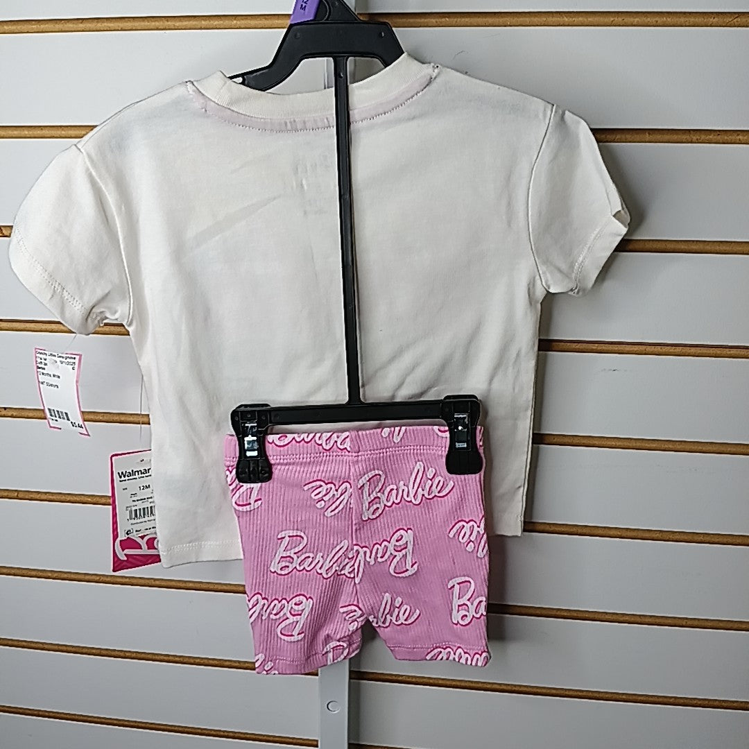 Barbie 12 Months Outfit 2pc