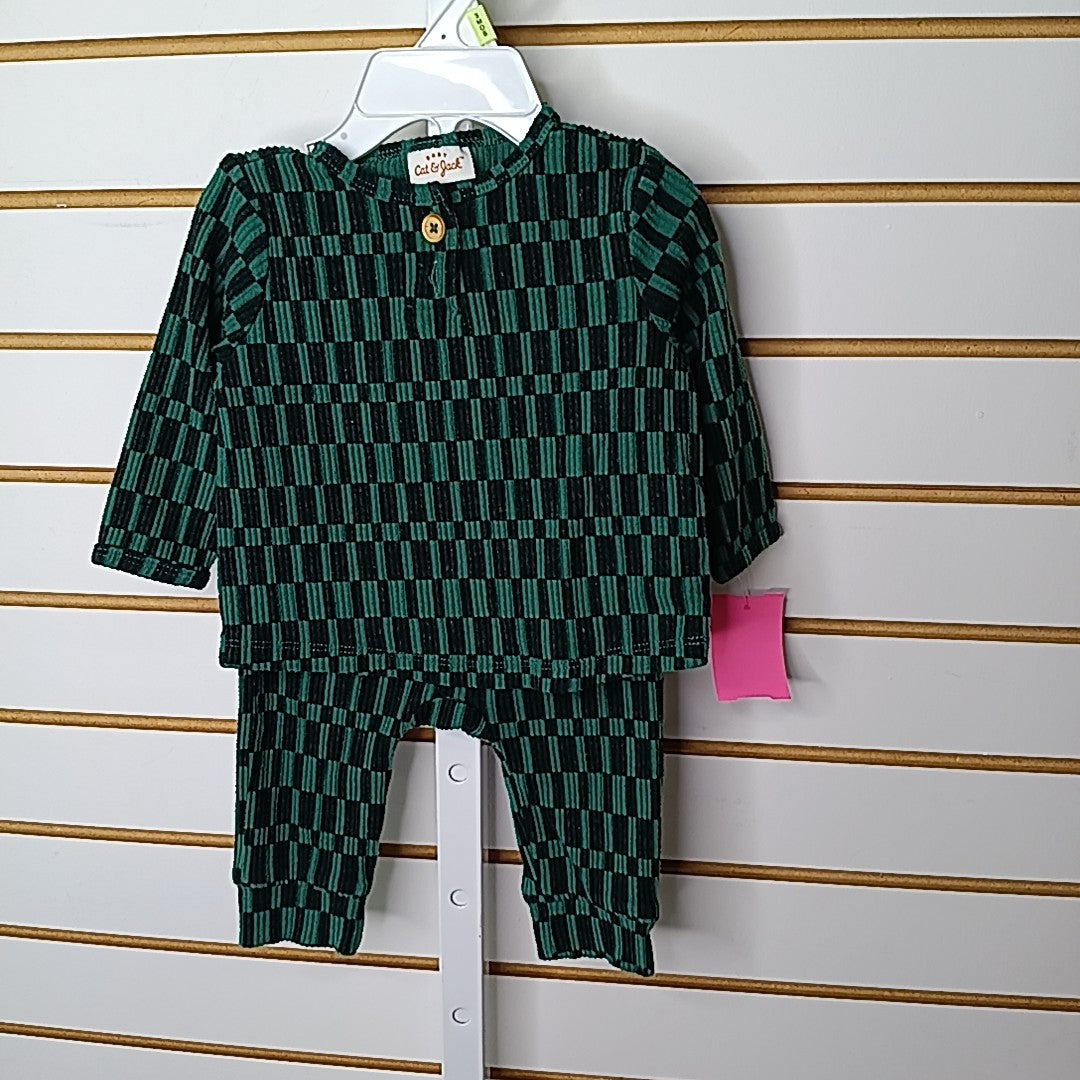 Cat & Jack 3-6 Months Outfit 2pc