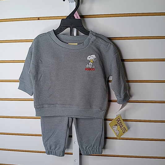 Peanuts 0-3 Months Outfit 2pc
