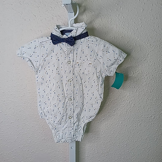 Little Lad 3-6 Months Onesie Dress Shirt