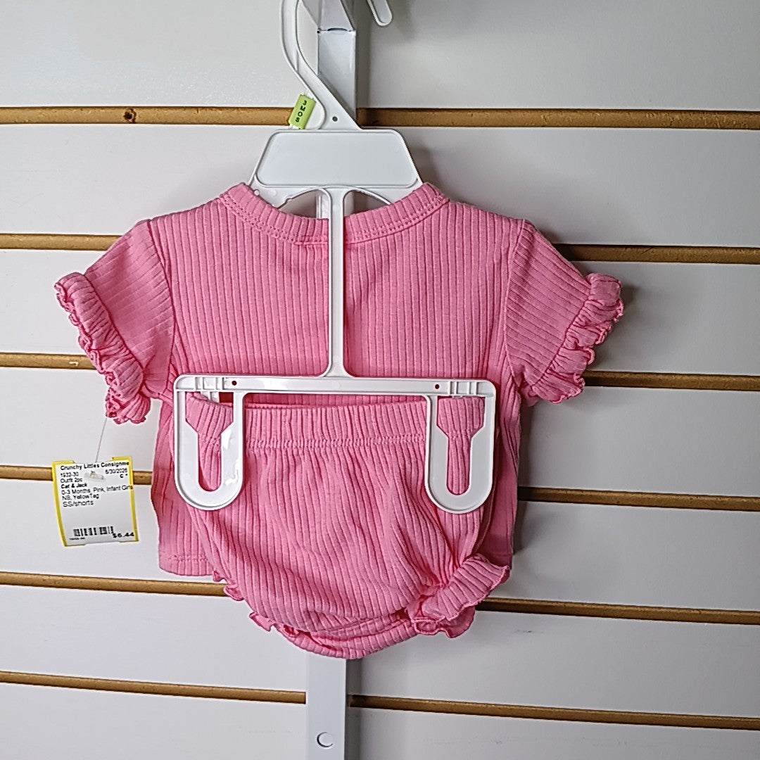 Cat & Jack 0-3 Months Outfit 2pc