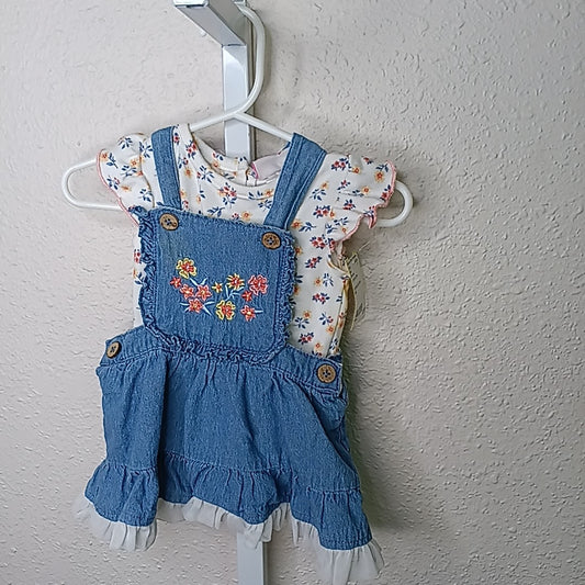 Little Lass 0-3 Months Dress