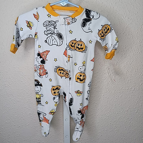 Peanuts 0-3 Months Sleeper/Footies