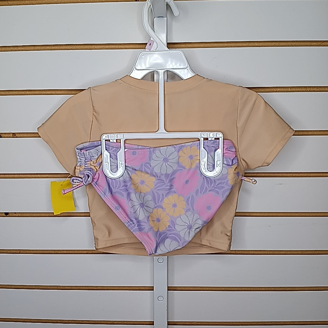 Wonder Nation 7/8 Swim Suit 2pc