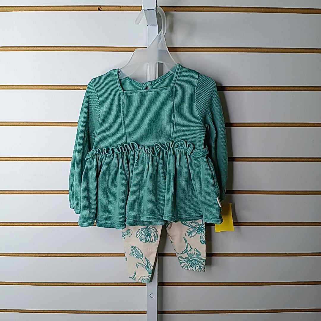 Burts Bees 3-6 Months Outfit 2pc