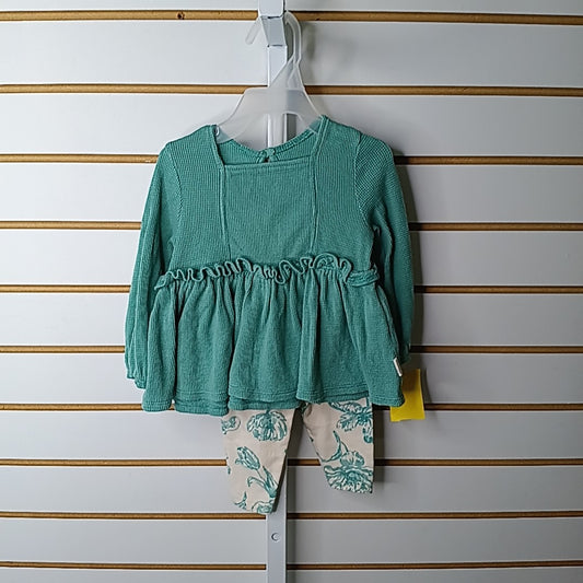 Burts Bees 3-6 Months Outfit 2pc