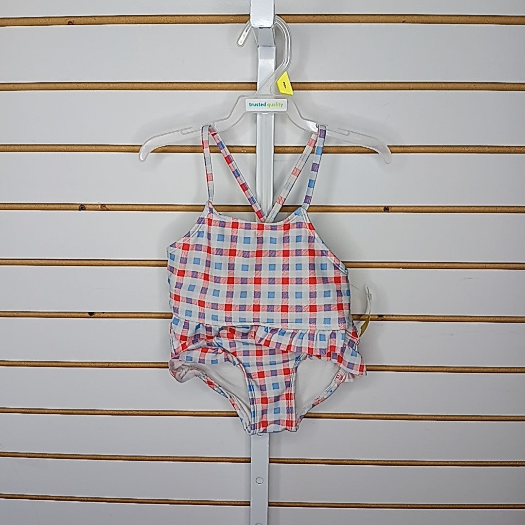 Cat & Jack 4/5 Swim Suit 2pc
