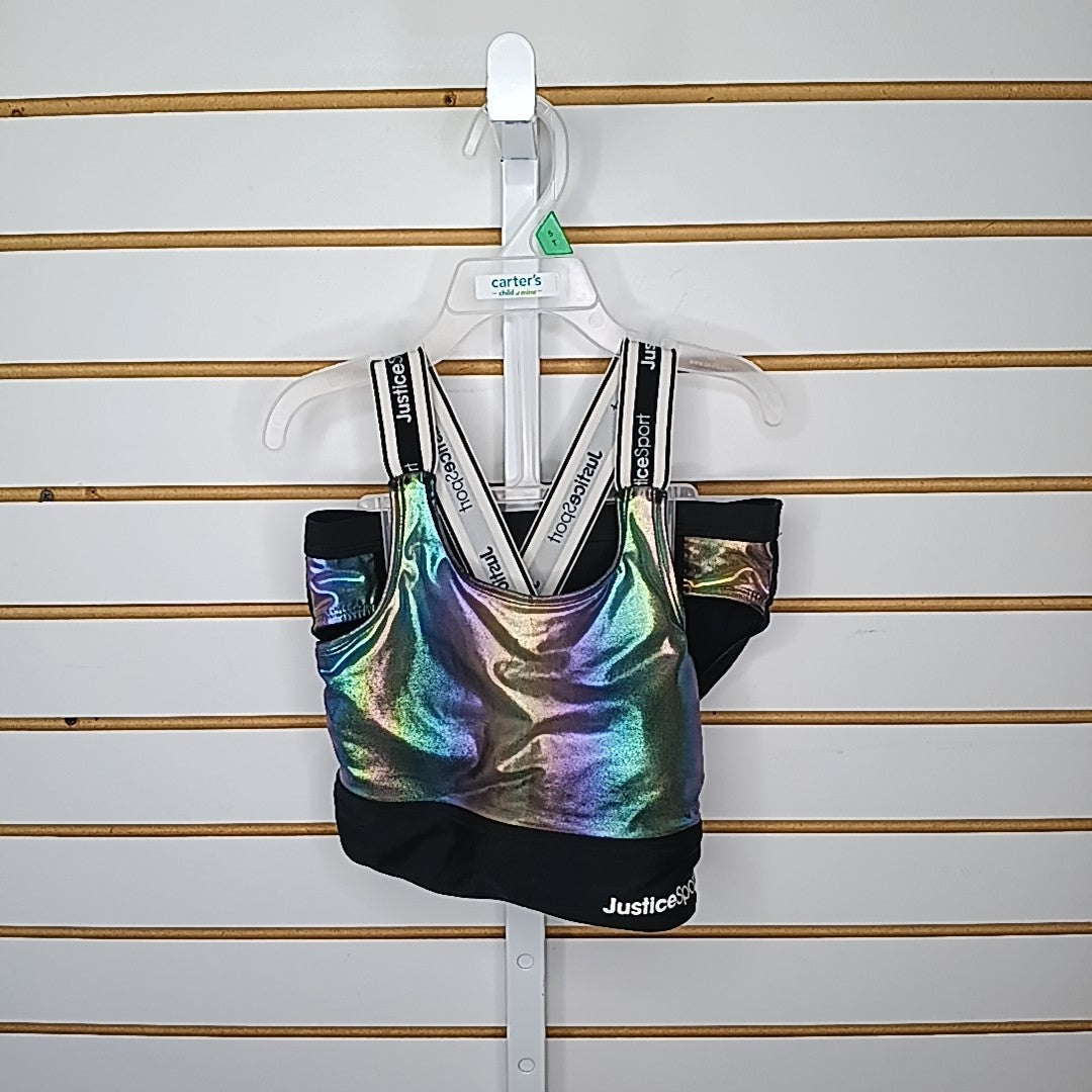 Justice 10 Swim Suit 2pc