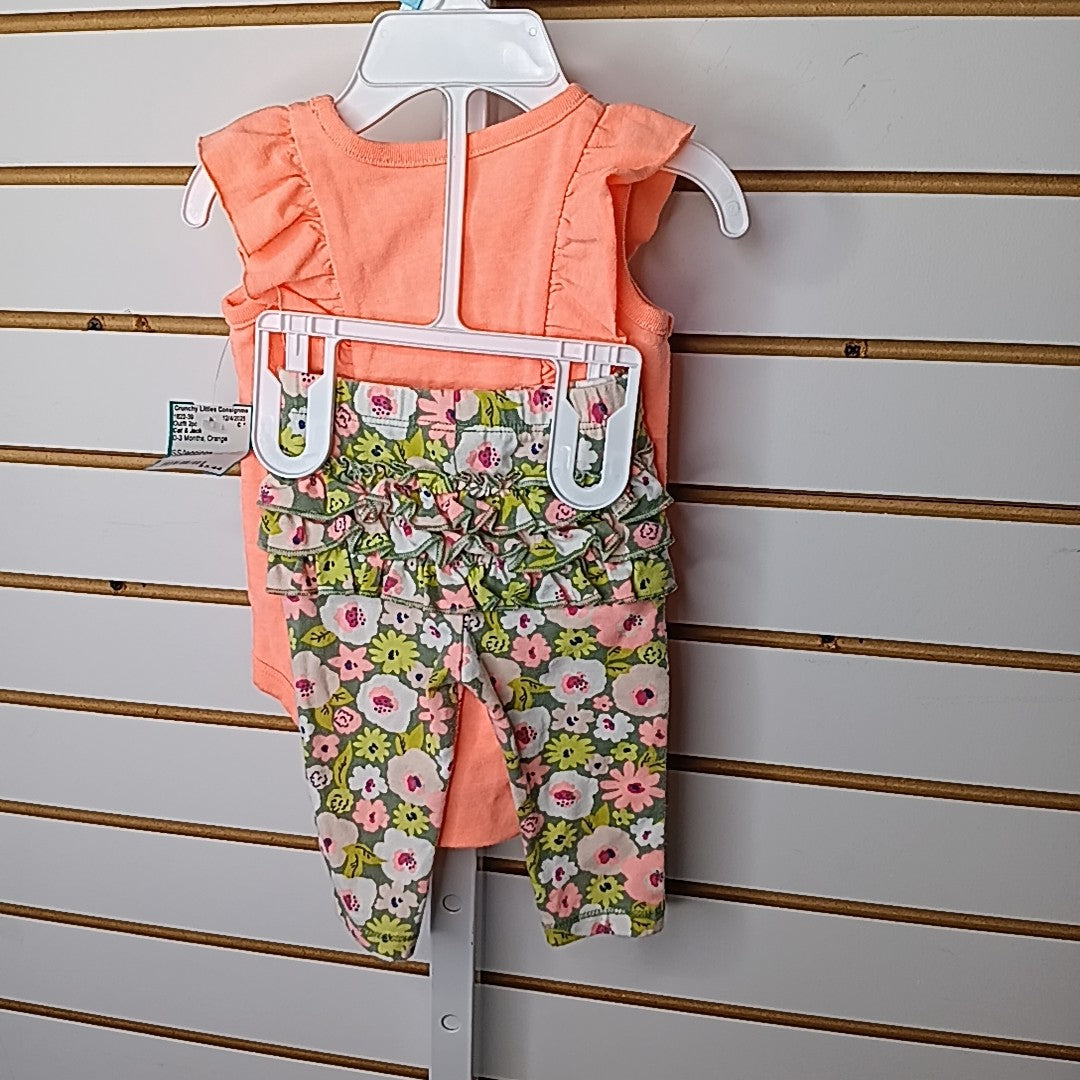 Cat & Jack 0-3 Months Outfit 2pc