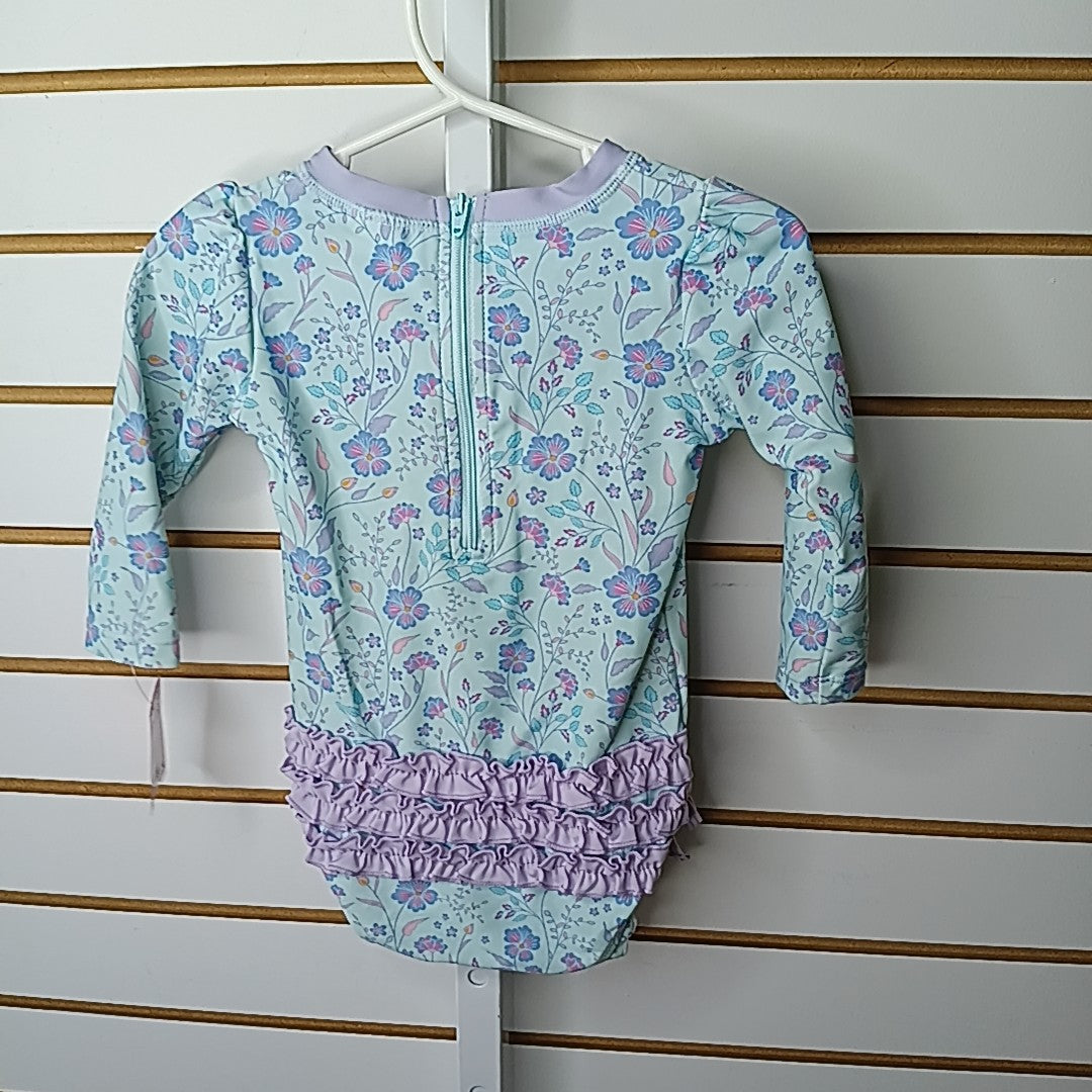 Ruffle Butts 12-18 Months Swim Suit 1pc