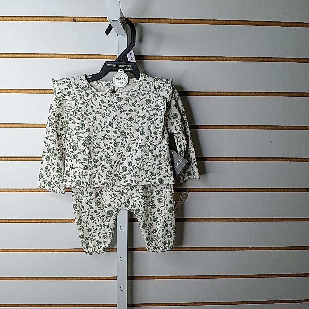 Modern Moments 0-3 Months Outfit 2pc