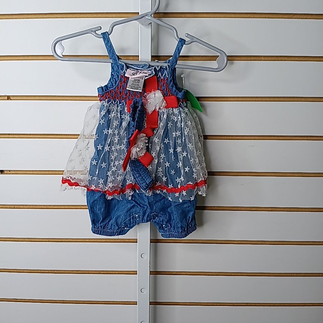 Little Lass 3 Months Romper