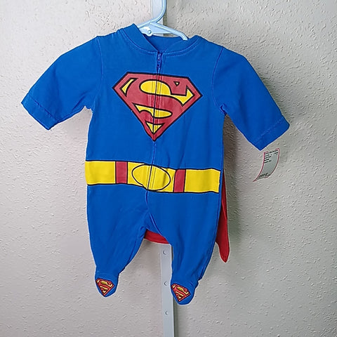 Superman Newborn Sleeper/Footies