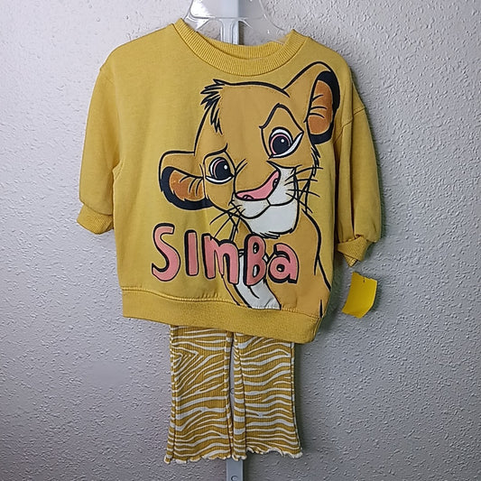 Lion King 12 Months Outfit 2pc