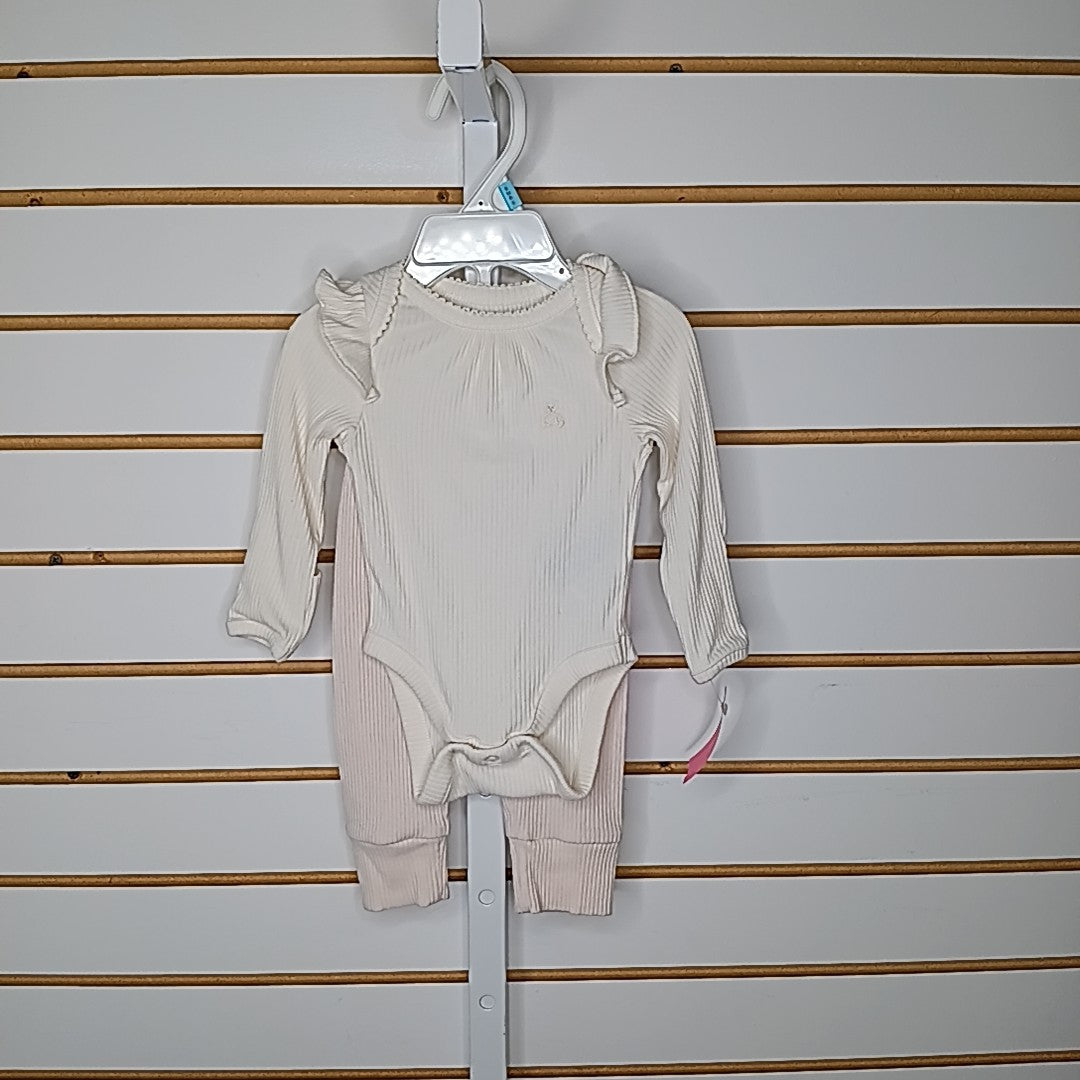 Rabbit + Bear 0-3 Months Outfit 2pc