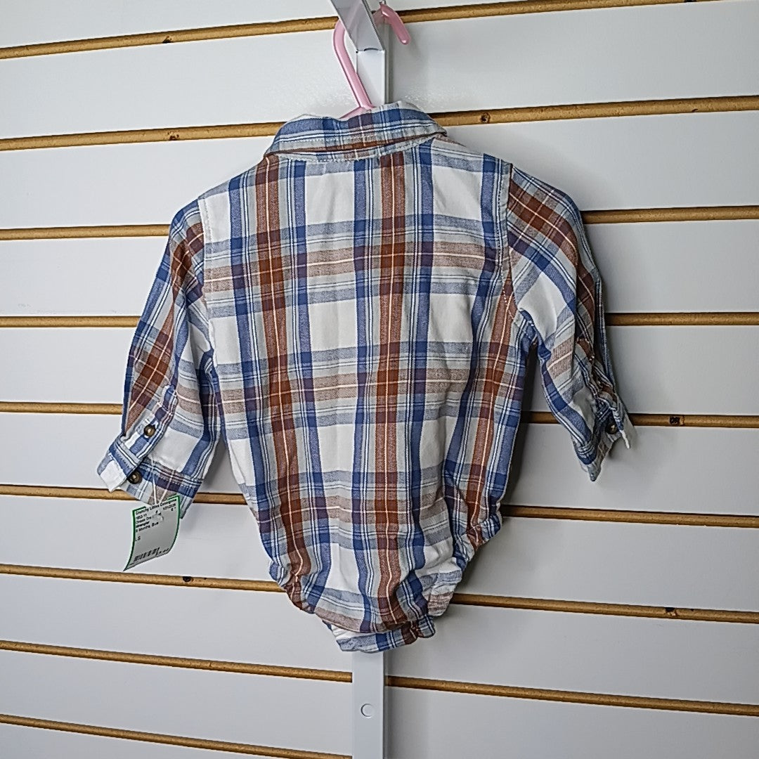 Wrangler 9 Months Onesie Dress Shirt