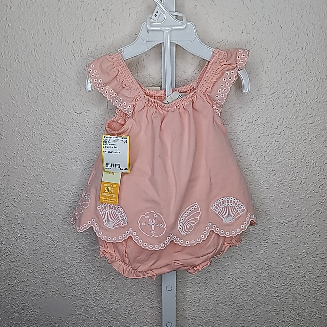 C&C California 3-6 Months Outfit 2pc