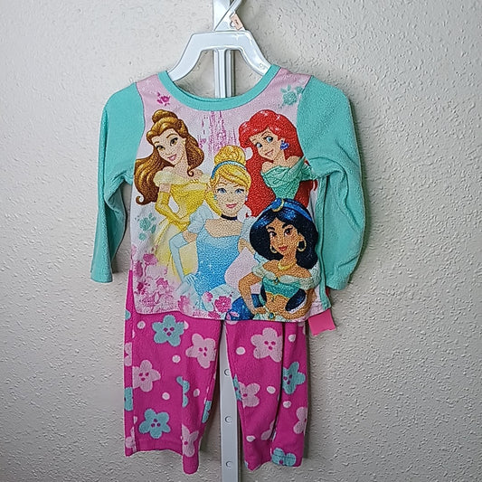 Disney Princess 2T Pajamas 2pc