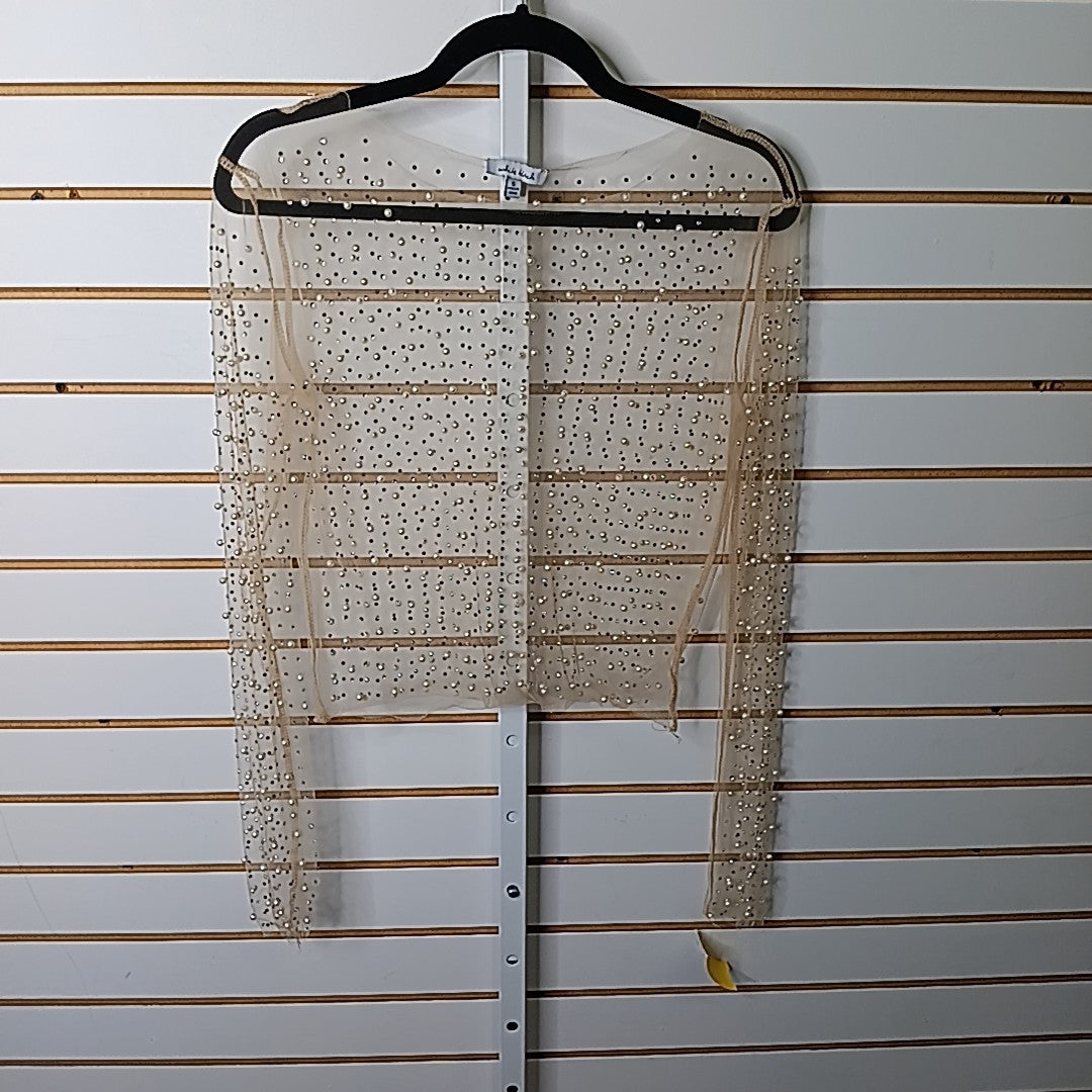 White Birch Size S Knit Top