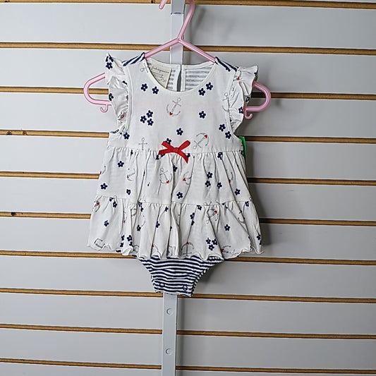 First Impressions 3-6 Months Onesie Dress