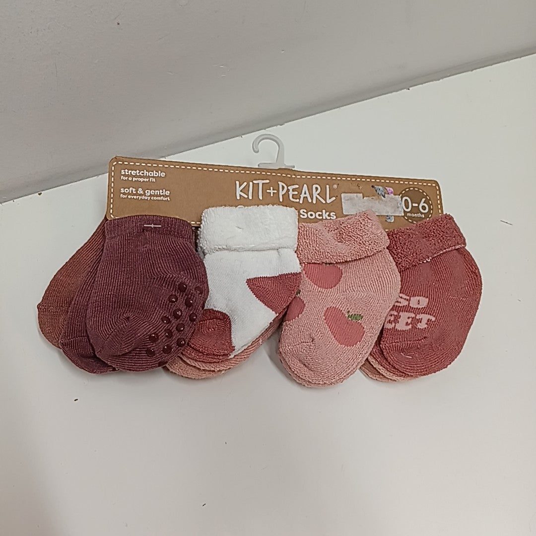 Kit + Pearl 0-6 Months Socks