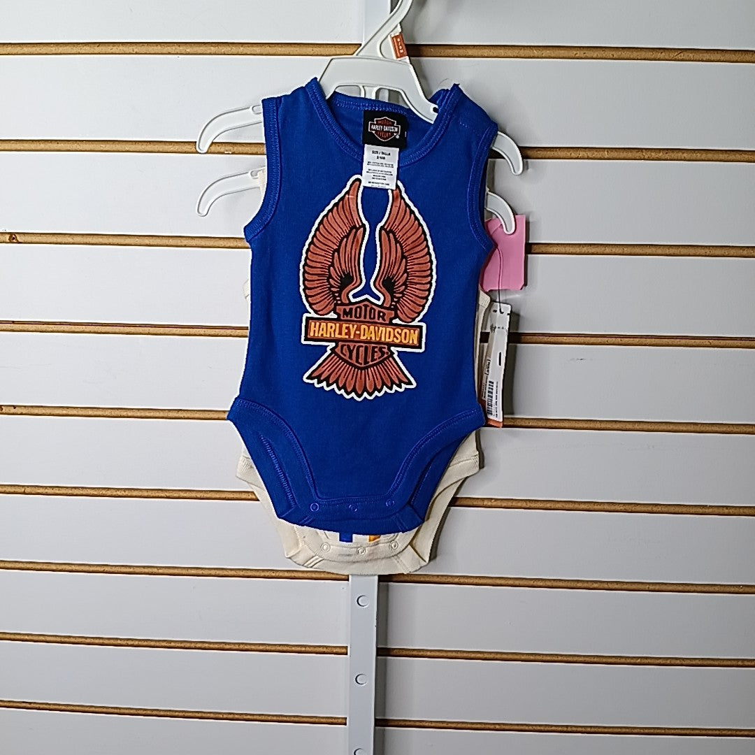 Harley Davidson 3-6 Months Onesie