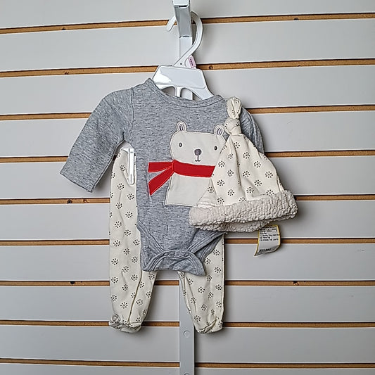 Chick Pea 0-3 Months Outfit 3pc