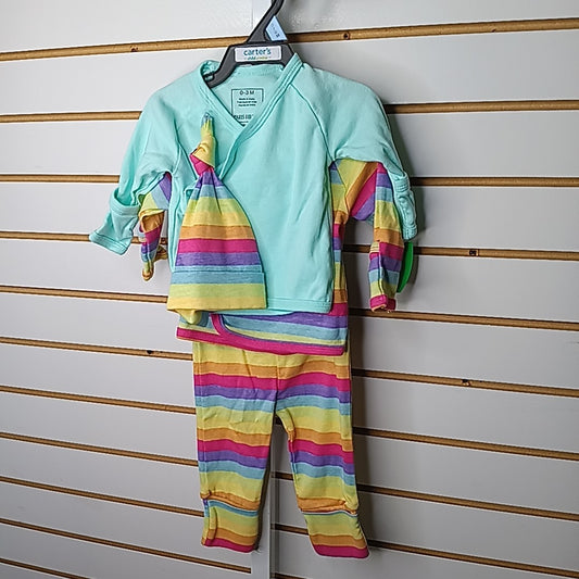 Monica & Andy 0-3 Months Outfit 4pc