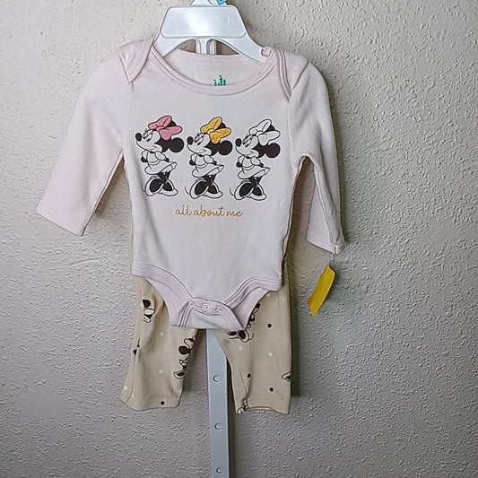 Disney Baby by Disney Store 0-3 Months Outfit 2pc