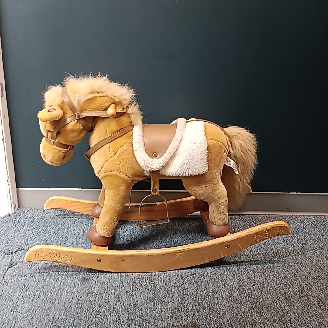 Playful Plush Ride On Toy