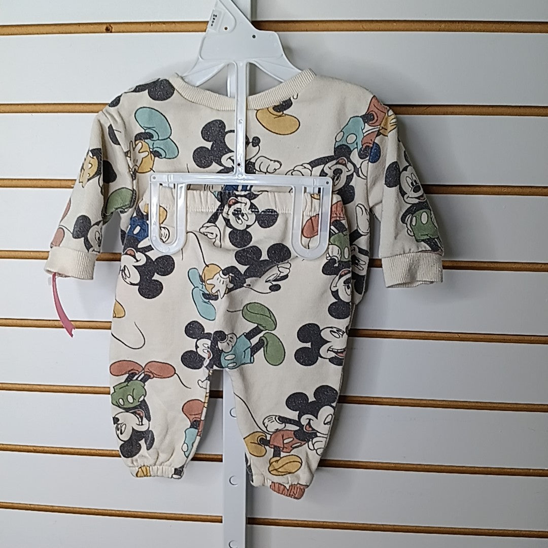Disney Baby by Disney Store 0-3 Months Outfit 2pc