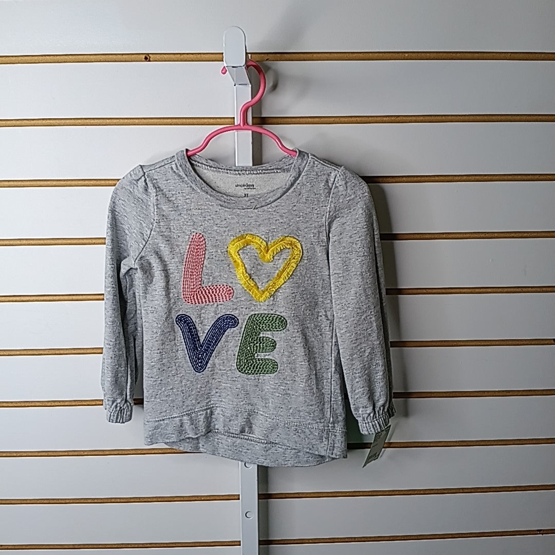 Simple Joys 3T Sweater/Sweatshirt