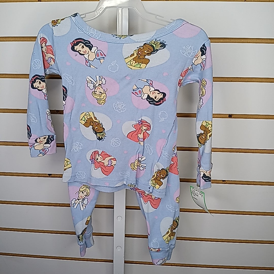 Disney Princess 2T Pajamas 2pc