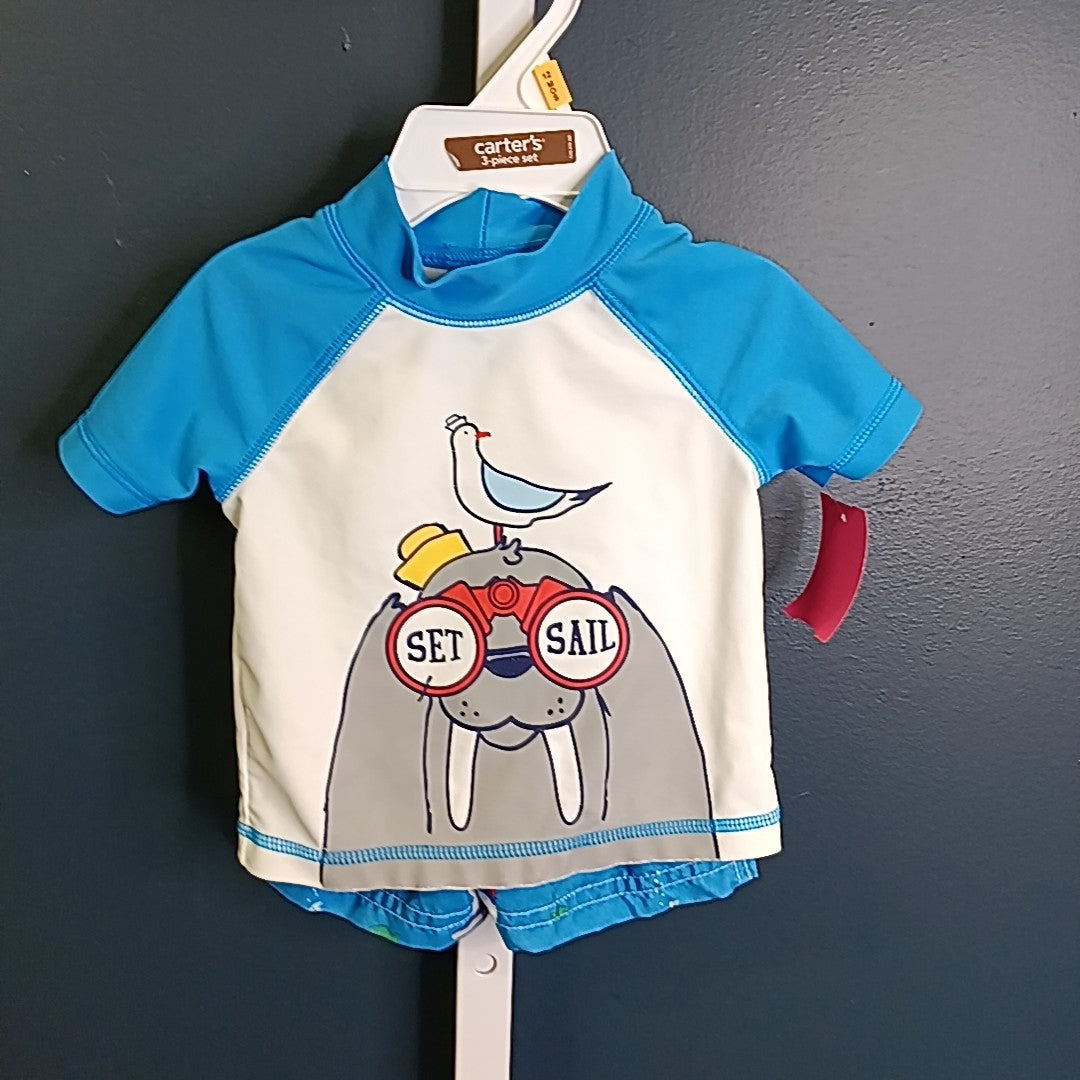 Carter's 3 Months Swim Suit 2pc