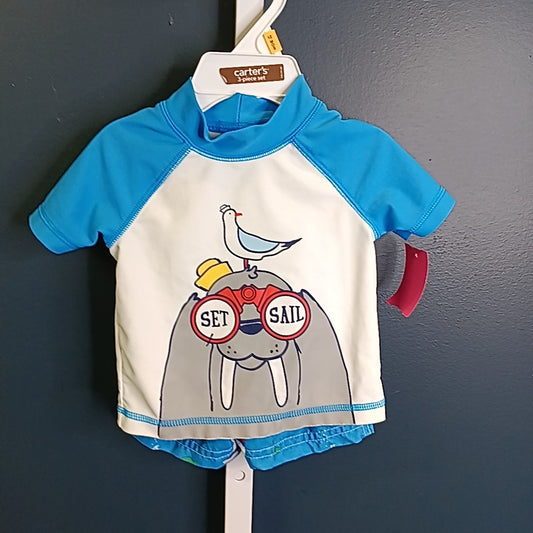 Carter's 3 Months Swim Suit 2pc