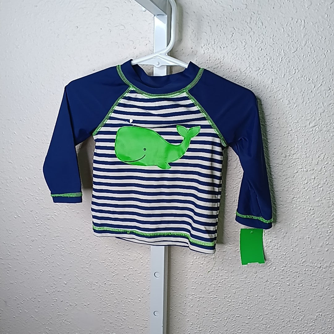 Little Me 12 Months Swim Shirt