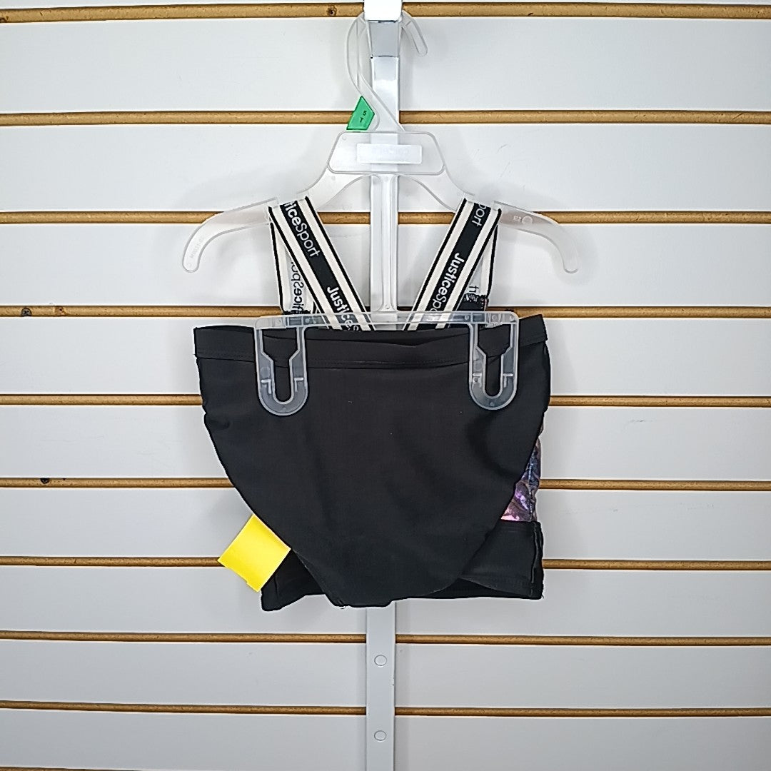 Justice 10 Swim Suit 2pc