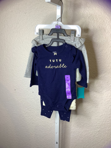 Carter's 3 Months Outfit 4pc