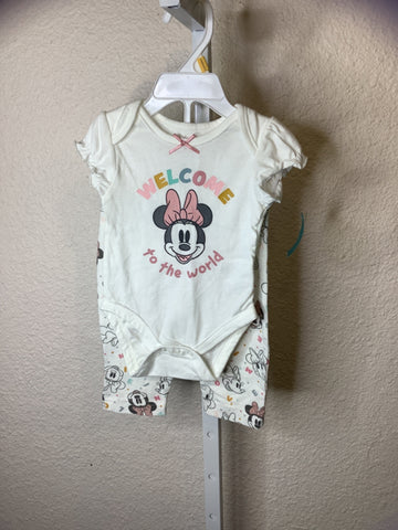 Disney Baby by Disney Store 6 Months Outfit 2pc