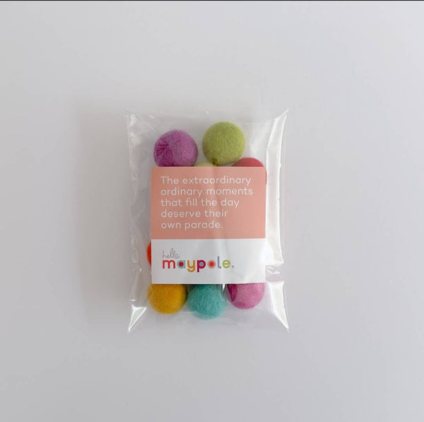 Hello Maypole Slingshot Refill Felt Balls